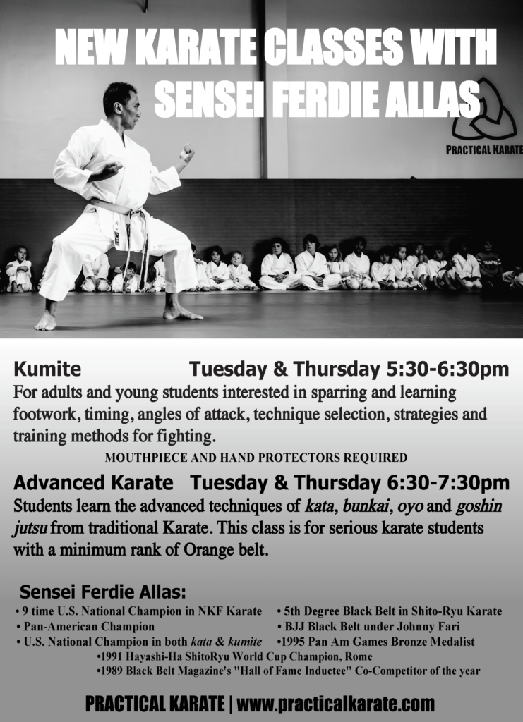 New karate classes